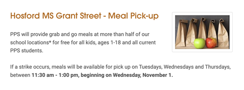 meal pick up